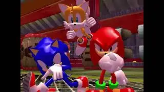 SONIC HEROES RAIL CANYON RANK A
