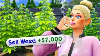 Can I get rich running a cannabis farm in The Sims 4?