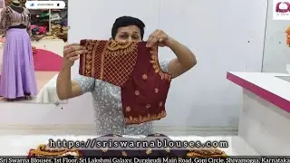 Malai Silk Embroidery Rich Readymade Blouse with Great Colours || Size : 34/36/38 Adjustable, Rs 950