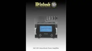 MCintosh Monoblock Power Amplifier MC-1201 Brochure A ( English Language )