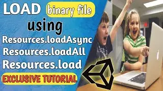 how to load custom binary file using | Resources.load unity| save and load binary file| codyKAS
