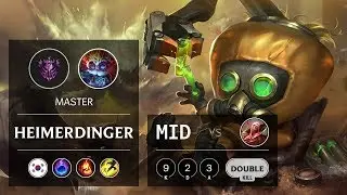 Heimerdinger Mid vs Vladimir - KR Master Patch 9.21
