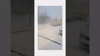Snow fall Berlin Germany❄🌨🥶 | I don't see before | #snow#munich#germany#viralvideo#shorts#subscribe