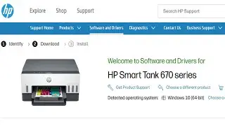 HP Smart Tank 670: как загрузить и установить драйверы принтера