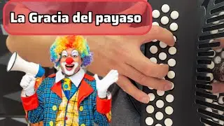 🔥 La gracia del payaso 🤡 tutorial #acordeon #norteño #regionalmx 