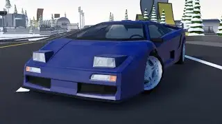 Car Crushers 2 Lamborghini Diablo SV Monterey Edition Crash Testing