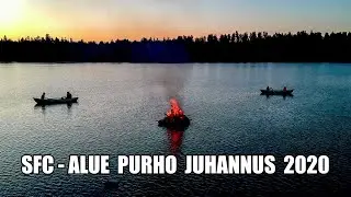 2020 Juhannus SFC - alue Purho  &  juhannuskokko Dronella kuvaten