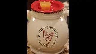 SCENTED WAX WARMER/ A GREAT REVIEW ON A  WAX WARMER/CHERYLS HOME COOKING/EPISODE 688
