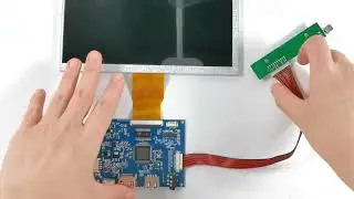 7inch 1024x600 IPS LCD Screen 650nit High Brightness HDMI Board Support  Rotate 180 Degree 5Vdc