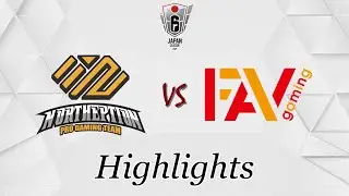 【1 vs 4クラッチ‼】NORTHEPTION vs FAV gaming | Rainbow Six Japan League 2021 ハイライト【R6S/レインボーシックス シージ】
