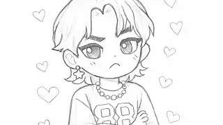 CUTEST CHIBI SKETCH 🖤✨SO CUTE 😍 PENCIL ARTCHIBI DRAWING 💕ADORABLE SKETCH ✏️CUTE ART ALERT 🚨💖