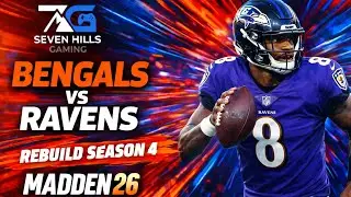 BENGALS vs RAVENS 😤 Division Battle That Changes Everything | Madden 26 S4