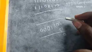 SUM ON 2S COMPLEMENT SUBTRACTION in telugu