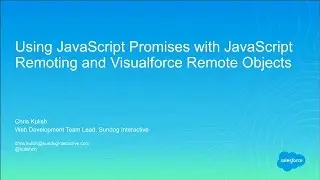 Using JavaScript Promises with JavaScript Remoting and Visualforce Remote Object
