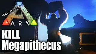 Defeat / Kill Megapithecus - ARK Survival Evolved : Gorilla Flag : Megapithecus Trophy