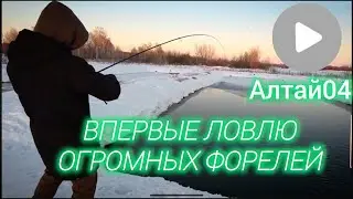 Первый опыт рыбалки на форель. 
