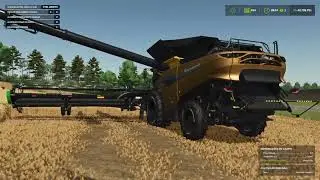 Caminh&atilde;o VOLVO + Reboque Esvaziar Colheitadeira: Farming Simulator 25 - Mapa SUED BRAZL 4x...