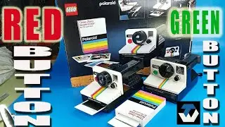 🔴🟢Lego Ideas 21345 Polaroid 1000 vs real Camera speedbuild review comparison