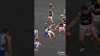Crippa gets shut down after breaking a tackle!