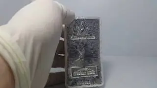 1 kilo 999 fine hand poured silver by Atlantis Mint