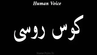 How To Pronounce کوس روسی | Pronunciation کوس روسی | How To Say کوس روسی