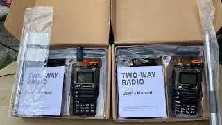 Quansheng VU-K5(8) K6 R5 R5 Plus. Test Standard men antennas and external antenna mod ￼RF broad