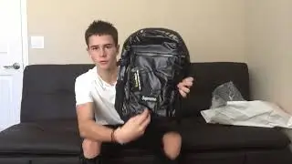 FULL SUPREME BACKPACK UNBOXING