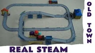 Chuggington Interactive STEAM AROUND OLD TOWN SET With Old Puffer Pete