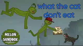 Melon sandbox Marger of Funtes - explore *what? the cat don't eat cat*