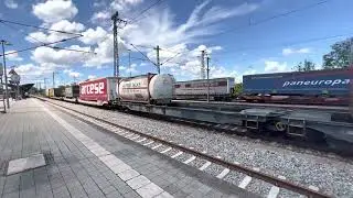 M&uuml;nchen-Trudering an der Strecke M&uuml;nchen Rosenheim. Mit dabei war: DB Fernverkehr BRB &Ouml;BB S-Bahn M