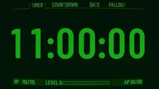 11 Hour timer | 660 minutes timer | Fallout