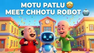 Motu Patlu & Chhotu Robot 🤖 | Funny Kids Animated Story | 4K Cartoon Adventure
