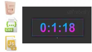 How to make digital timer ⏲ using html, css and javascript | #