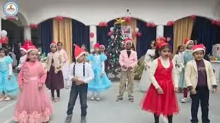 The junior kids of LKG, UKG, and 1st class danced to celebrate Christmas cheer to Rampus School, Gkp