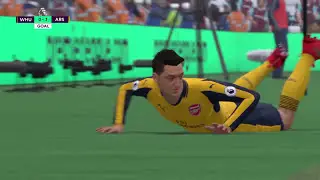 FIFA 17 - Mesut Ozil One Touch Lob vs West Ham