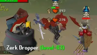 PvP World Obliteration - Zerk Dropper [OSRS - 1 Def Infernal Cape - Pure PKing]