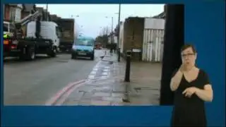 Blue Badge map on mobile - with sign language