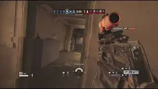 1v3 Cluth R6 Ranked