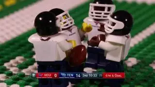 NFL: Osweiler finds Fiedorowicz for a 4-yard touchdown (Week 17, 2016) | Lego Game Highlights