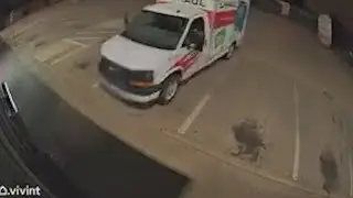 Footage shows U-Haul truck plowing into Garland gun store