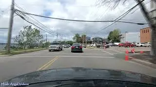 Driving in Sydney, Cape Breton Nova Scotia