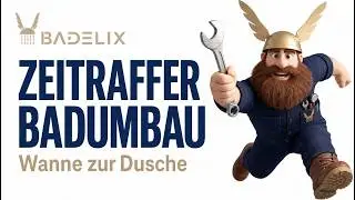 Zeitraffer Badumbau: Von der Wanne zur leicht begehbaren Dusche in Rekordzeit!