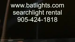 BATLIGHTS.COM searchlights spot lights skytracker rental Toronto Ontario Cell:9054241818