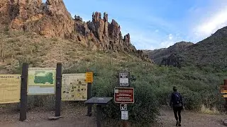 Peralta Trail to Lone Pine - Superstition Mountain Wilderness