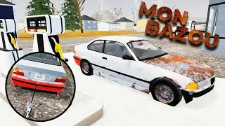 CURSED ROAD AND ENDLESS EVACUATION | FIRST TRIP TO THE GAS STATION | Car Simulator - Mon Bazou