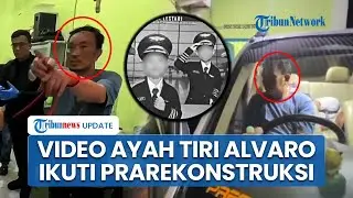 Penampakan Terakhir Ayah Tiri Alvaro saat Jalani Prarekonstruksi, Tunjukkan saat Membunuh Korban