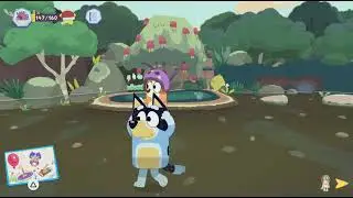 How to Find Tennis Racket: (The Creek) Floating Location | Bluey: The Videogame