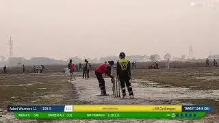 Adari Warriors 11 vs R R Challengers live cricket match | MPL  live - Dharmendra Sporting Club Tatih