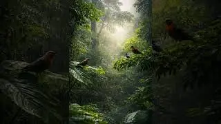 Rain in the Forest 🌧️🌿 | Birds Chirping | 1 Hour Ambient Soundscape