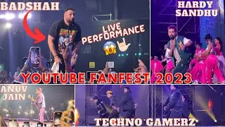 Youtube fanfest 2023 india vlog | @badshahlive @harrdysandhu ​⁠@TechnoGamerzOfficial #ytff